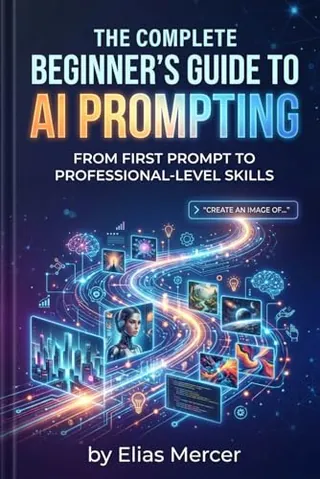 Cover of The Complete Beginner's Guide to AI Prompting - From First Prompt to Professional-Level Skills